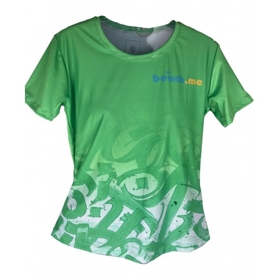 CAMISETA BEACH.ME PAINT - VERDE